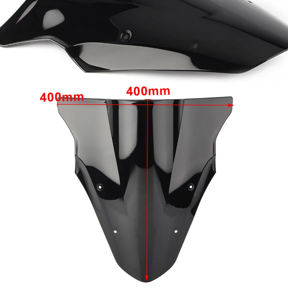 Motorcycle Double Bubble Windshield Deflector Protector Wind Screen For Kawasaki NINJA 650 ER6F EX650R 2012-2016 ER-6F EX 650R