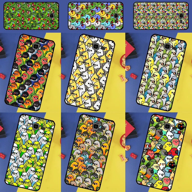 Parrot Birds Cockatiel For Samsung Galaxy M14 M34 M54 M11 M21 M31 M13 M33 M35 M53 M55 M15 M12 M32 M52 M06 M16 Case