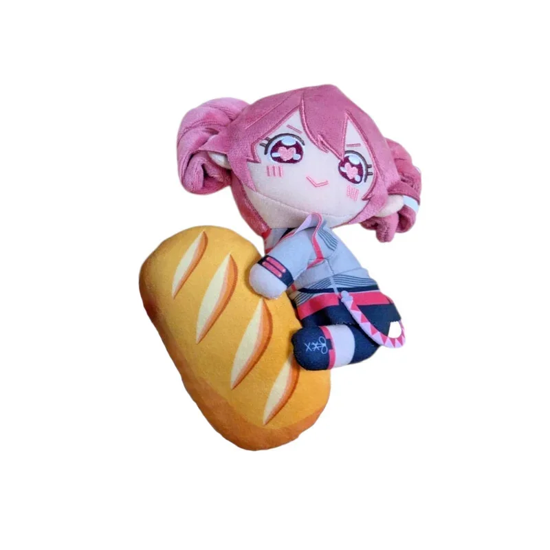 1/2 Uds Kasane Teto peluche Kaho Shibuya con muñecas Baguette lindo Vtuber vestido marionetas de peluche juguetes niños adultos regalos Plushies