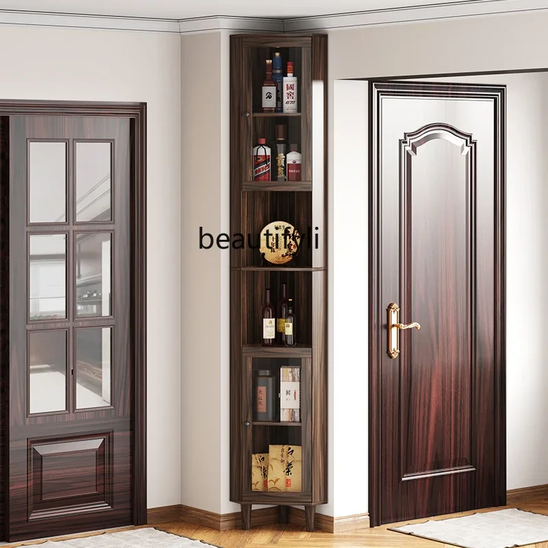 Asmt09 American Corner  Living Room Wall Triangle Cabinet Bedroom Corner Storage Cabinet Dining Room Wine Cabinet