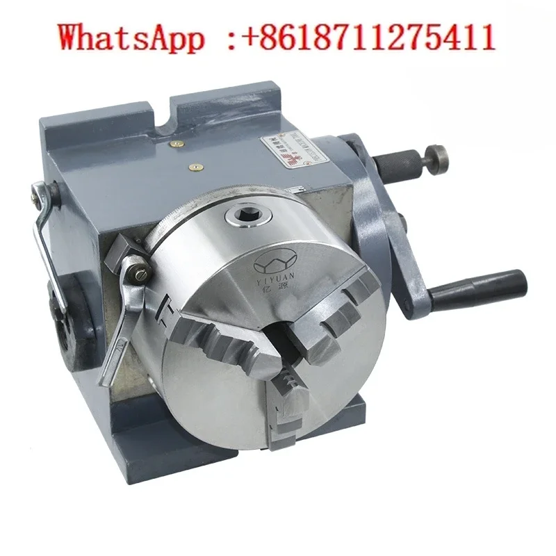 Milling machine FH universal indexing head, simple vertical and horizontal, manual indexer, large through-hole wire cutting