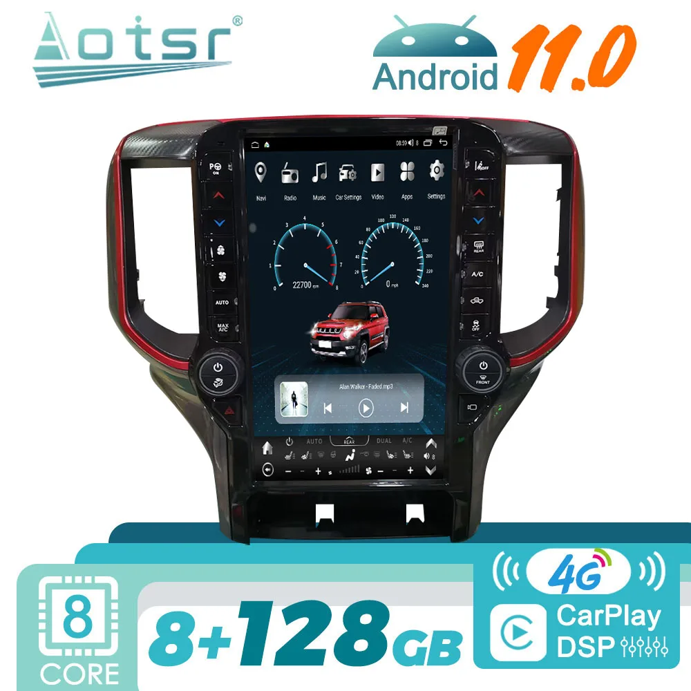 

For Dodge RAM 1500 2018 - 2020 Android Car Radio 2Din Autoradio Stereo Multimedia Video Player GPS Navi Head Unit Screen