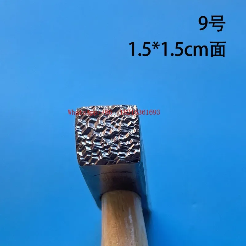 Limited Offer Texture Jewelry Hammer, Broken Pattern Metal Stamping Tool, DIY Jewelry Making Metal Craft Hammer