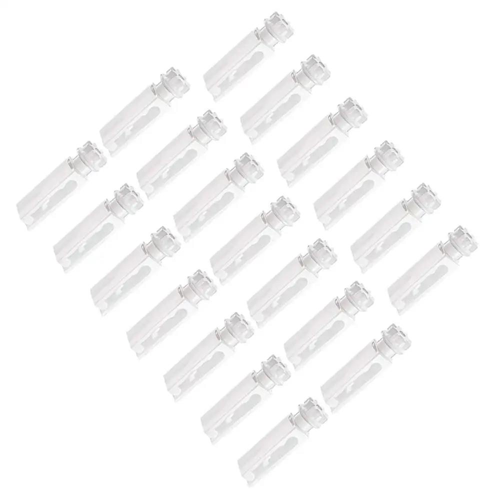 

12 Vertical Repair Tabs Sturdy Materials 12 Sets Curtain Pulley Accessories Window Blind Fixer Replacement Parts Blinds Stem