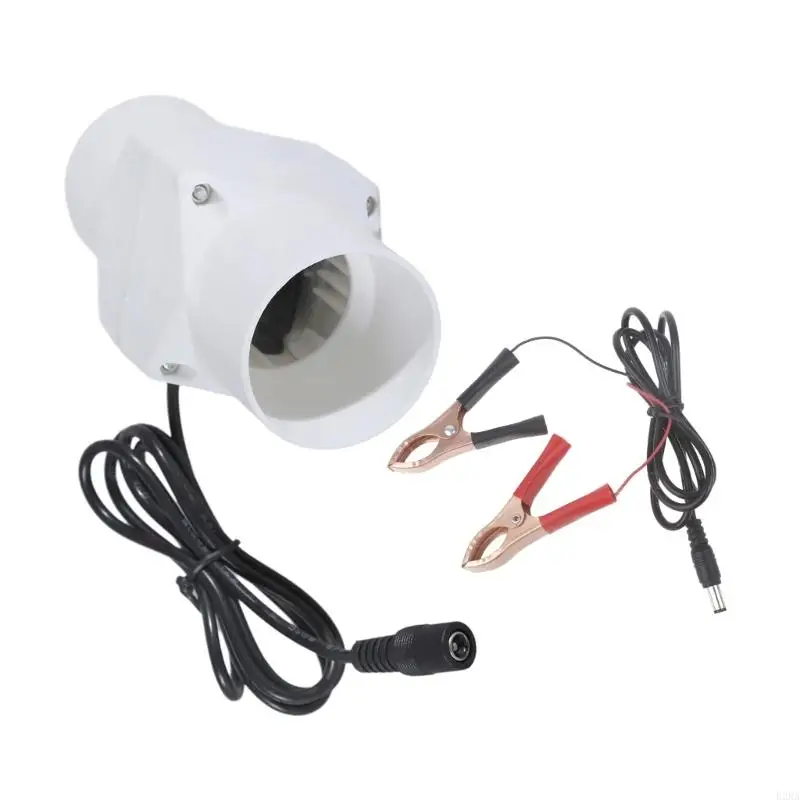 

12V Low Noise Inlines Exhaust Fan for Quick Kitchen Fume Removal 58m³/h