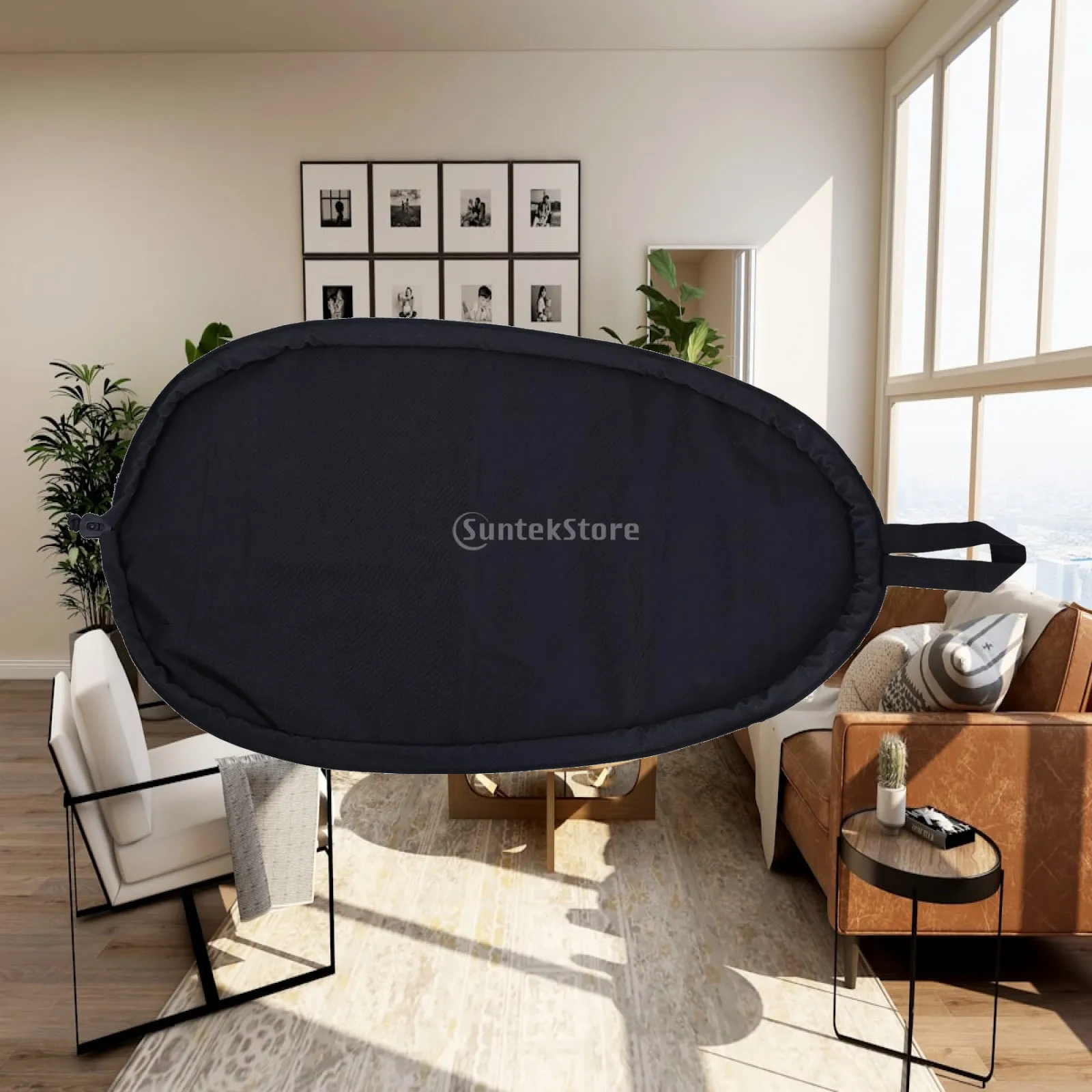 

Kayak Cockpit Cover Breathable Waterproof Dustproof Seat Shield with Strap for Outdoor Boat Console Protection