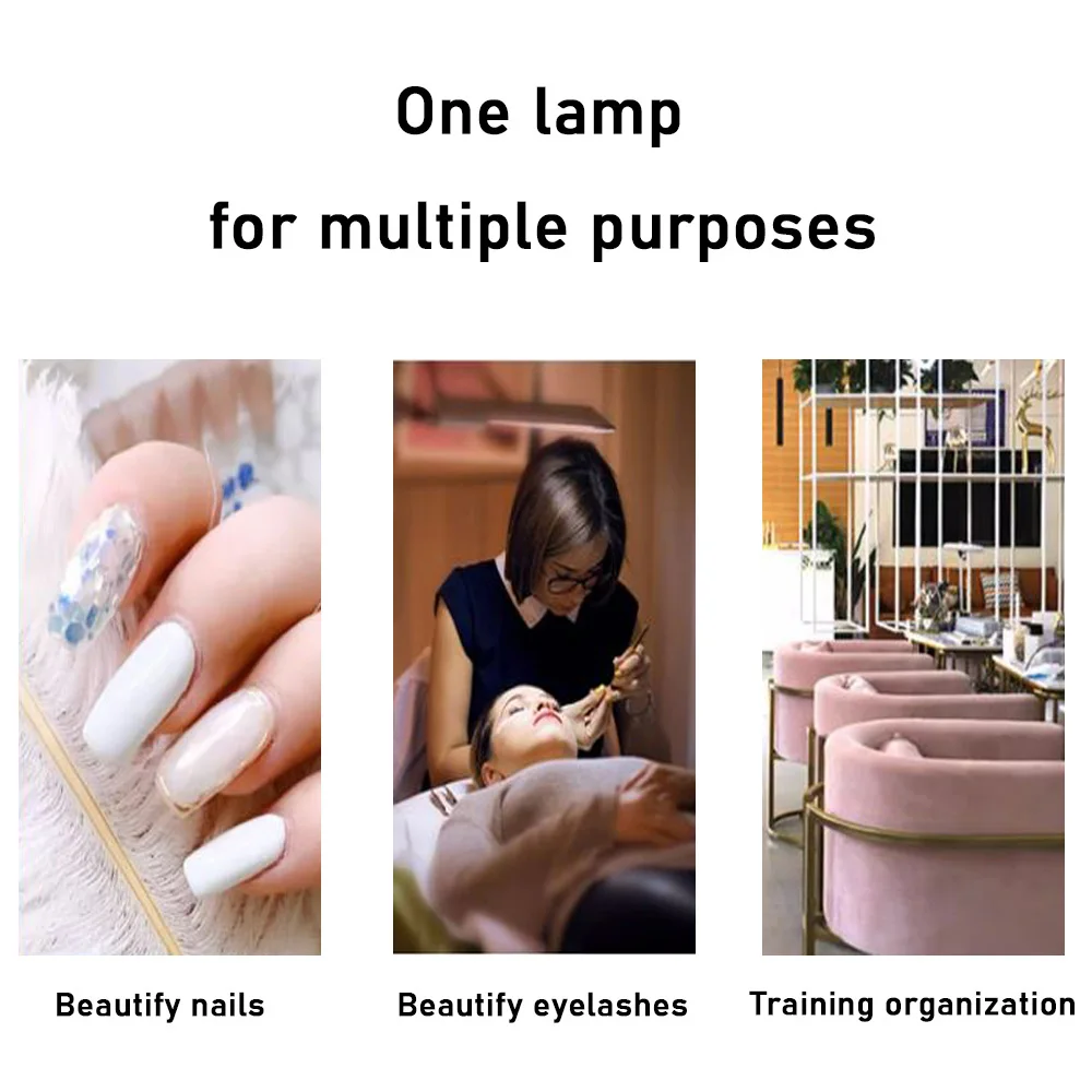 False Eyelashes UV Glue Curing Special Foot Switch Beamlight uv Eyelash Nail Eyelash Grafting Floor Lamp