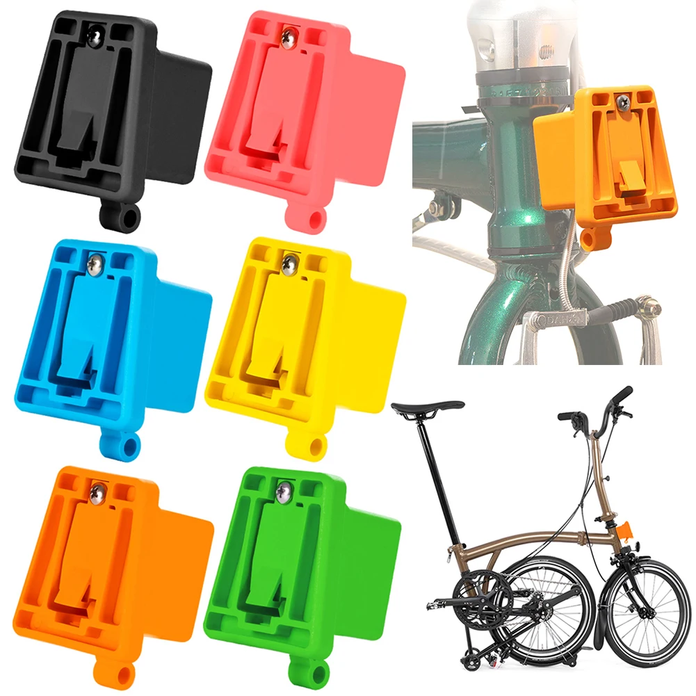 Bike Front Adapter Stable DIY Carrier Block with Accessories For Brompton Folding Bike Carrier Bag Mount Holder Adapter Bracket