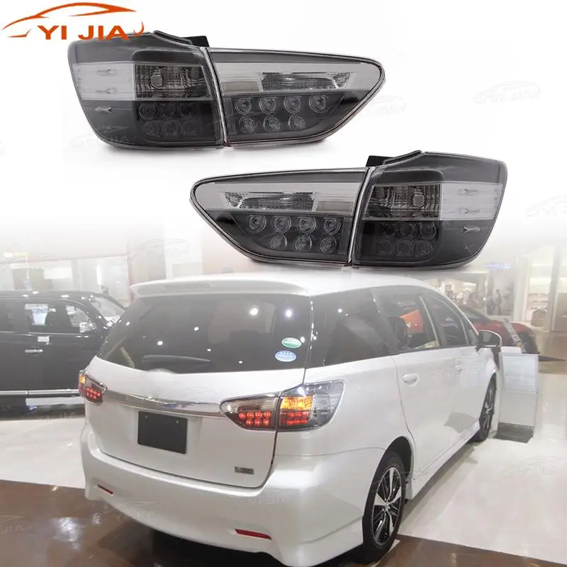 Brake Reverse Dynamic Turn Signal Light LED Taillight Assembly For Toyota Wish 2009 2010 2011 2012 2013 2014 2015 Rear Tail Lamp