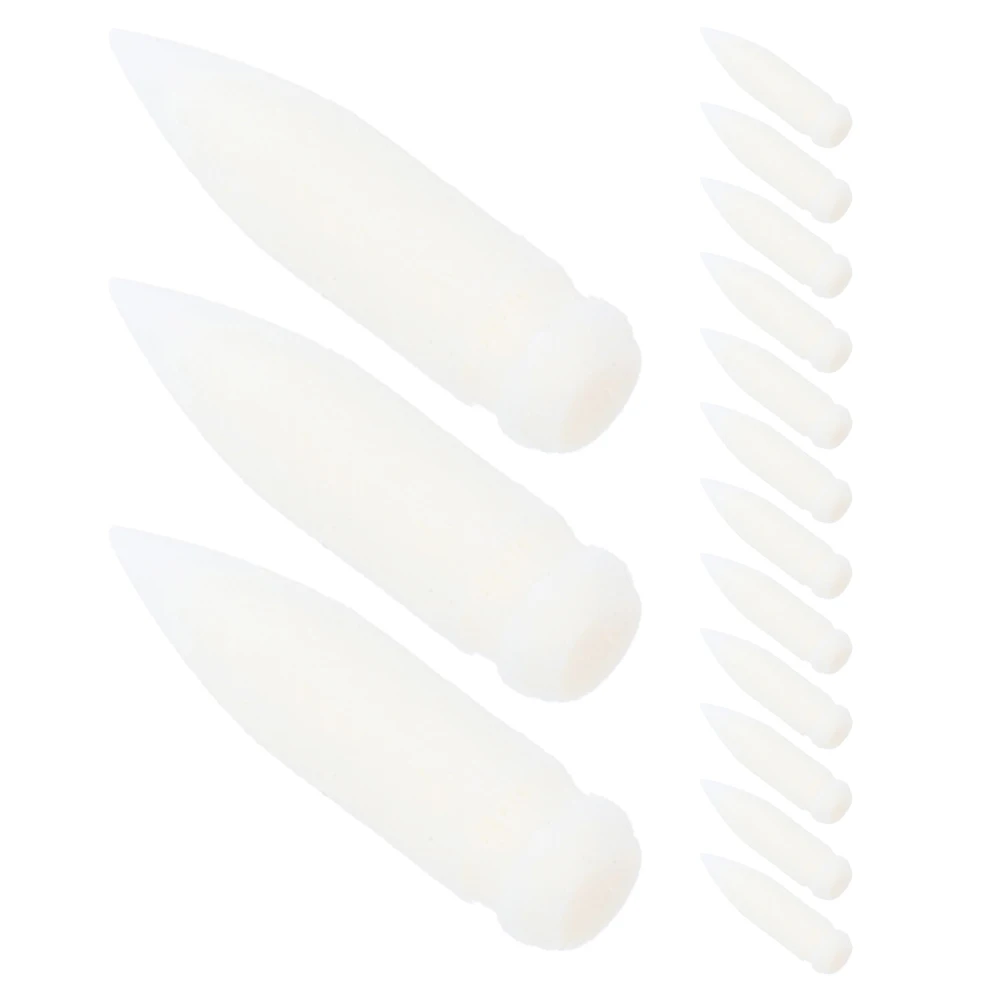 

20pcs Marker Pen Replacement Tips Soft Nylon Brush Points Compatible Acrylic Markers Wear Resistant Paint Pen Nibs
