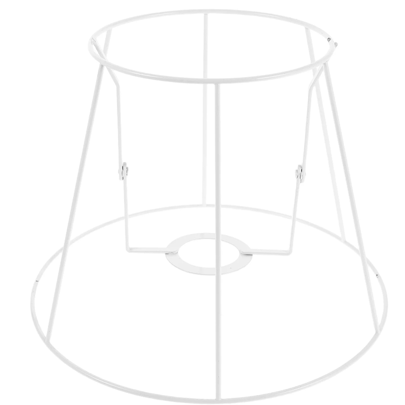 

Iron Lamp Shade Frame: Vintage Industrial Wire Cage For Pendant Table Lamps, Replacement Drum Lampshade Holder,