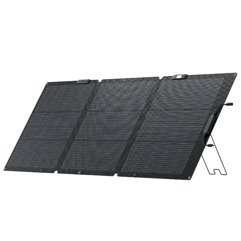 Portable Solar Panel for Power Stations,  Foldable Solar Panel with Adjustable Kickstand IP68 Waterproof for Outdoor Camping RV