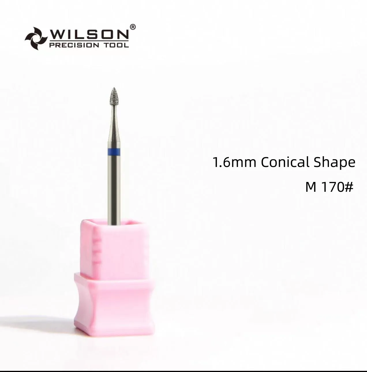 

WILSON Conical Shape Diamond Bits-Nail drill bits Remove gel carbide Manicure tool nails accessories Hot sale