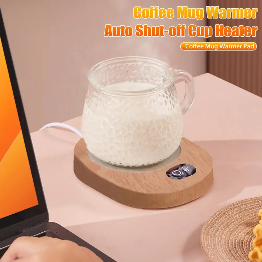 Electric Thermostatic Coaster Coffee Mug Warmer Auto Shut Off Cup Heater Pad Waterproof Smart Electric Beverage Cup Warmer