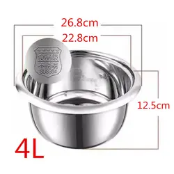 High Quality 304 stainless steel rice cooker inner containerPot Replacement Accessories Rice Cooker liner 4L