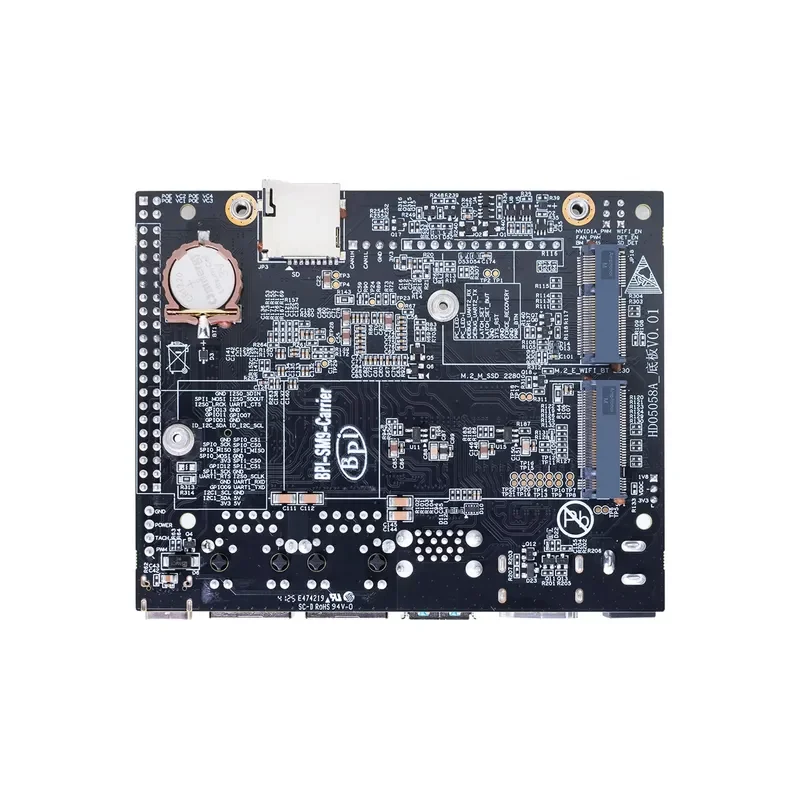 Chipboard Banana Pi Bpi-sm9 Sophgo Bm1688 Lpddr4 8 Ca53 1.6ghz 16 Hd Video Intelligent Analysis Industrial Computer AIOT