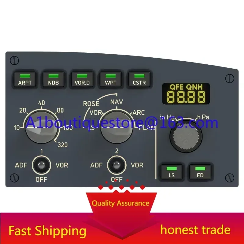 Cs 320 Airbus FCU Otopilot Paneli Uçuşu Simüle Ediyor 2020 Xp P3d