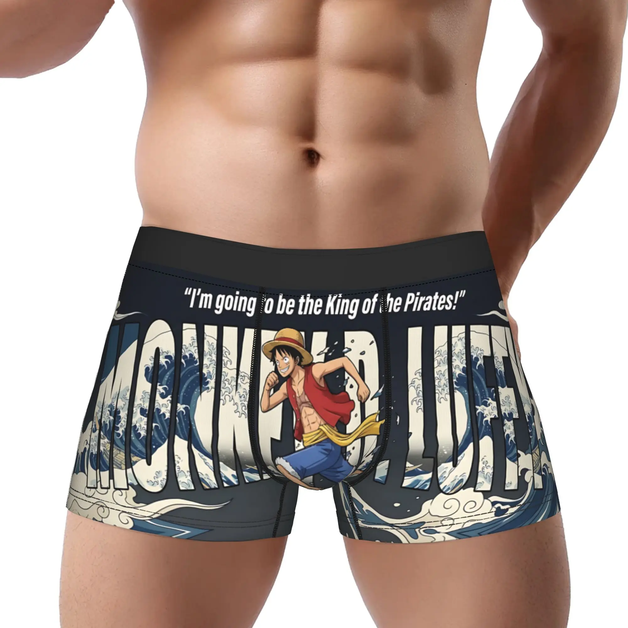 

boxers adults 18 plus One Piece Underpants Breathbale Panties Male Underwear Print Shorts Boxer Briefs