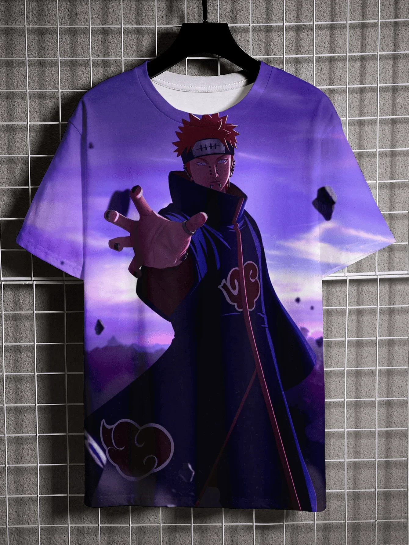 

New Fashion Japanese Anime 3D Printed Naruto Pattern Men's Short Sleeve Fashion Street Style Casual Oversized Men Cool T-Shirt