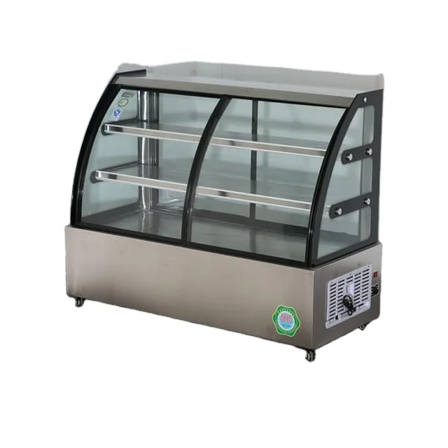 Bakery Display Refrigerator Floor Type Cake Cabinet Chiller Chocolate Display Refrigerator  1500mm