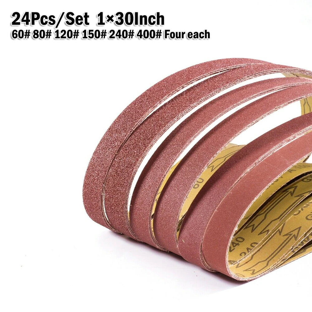 

Sand Belt Sandpaper Sanding Belts Aluminum Oxide Polishing Sanding Disc Woodworking Tools For 25x762mm Sanders