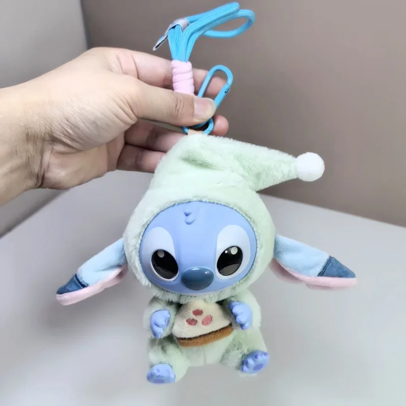 2025 ใหม่StitchกินSomething Before Sleep Series Plushกล่องตาบอดไวนิลของเล่นตุ๊กตาน่ารักMysteryกล่องกระเป๋าจี้ของขวัญตกแต่ง
