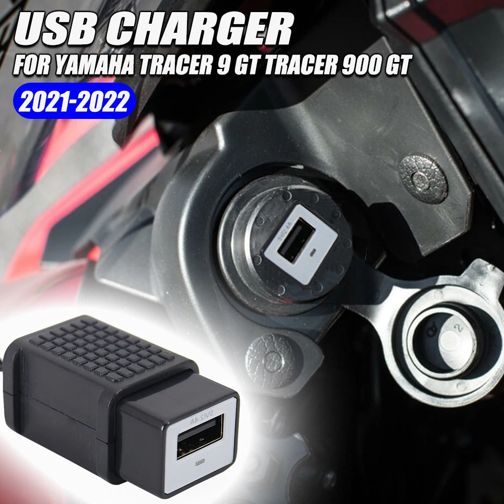 

For YAMAHA Tracer 9 GT TRACER 900 2021 2022 Tracer 9 GT New Motorcycle Accessories Plug and Play water proof USB Charging Port