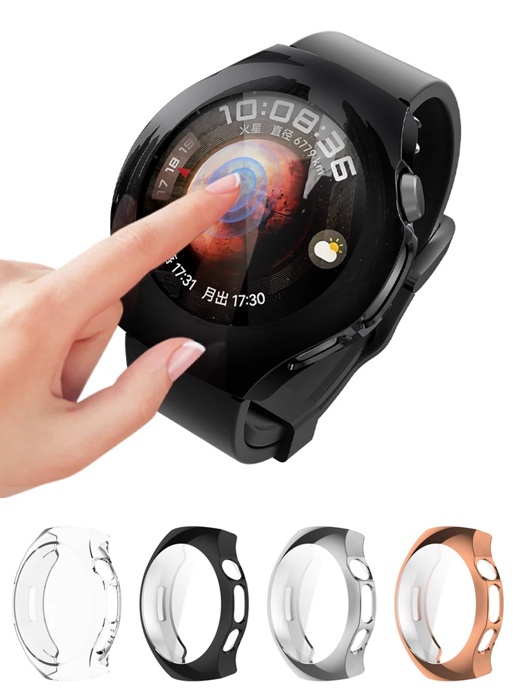 

Case For Huawei watch 5 46mm 42mm screen protector accessories All-Around Shockproof TPU Bumper shell Huawei watch5 Protective