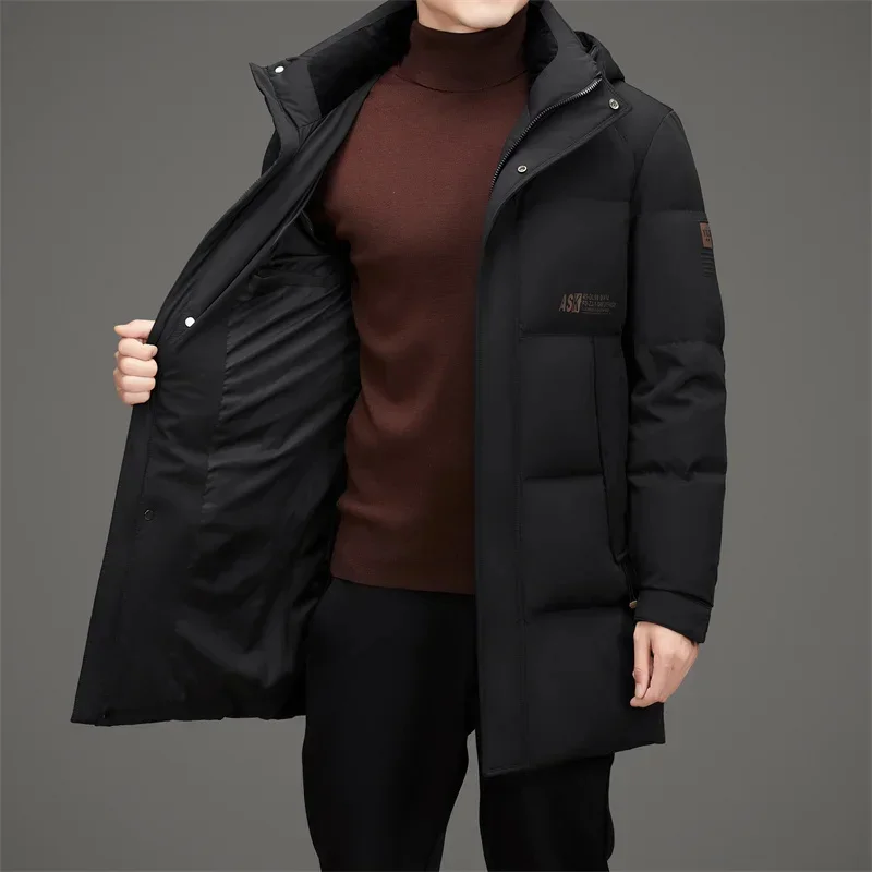 Luxury Men's Down Jacket Designer Clothes Men Mens Winter Duck Male Padding Long Sleeve Casual Man Sack Coat