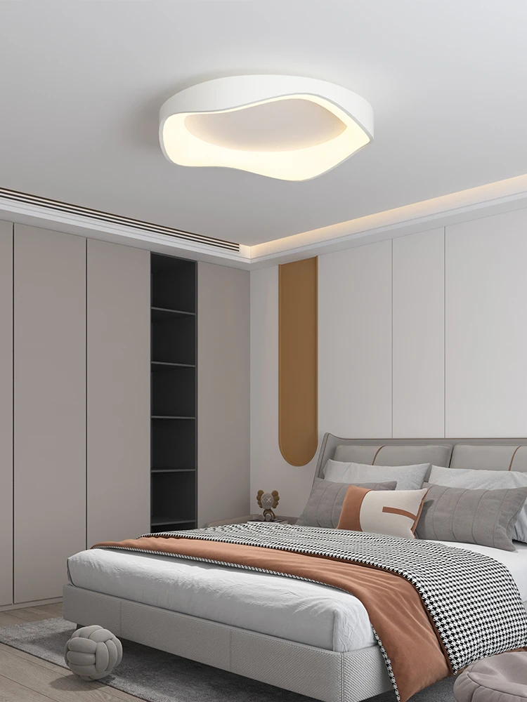 Qilemei nordic led Decken leuchte für Esszimmer Schlafzimmer Korridor Küche schwarz 3-Farben Fernbedienung Decken leuchte Dekoration