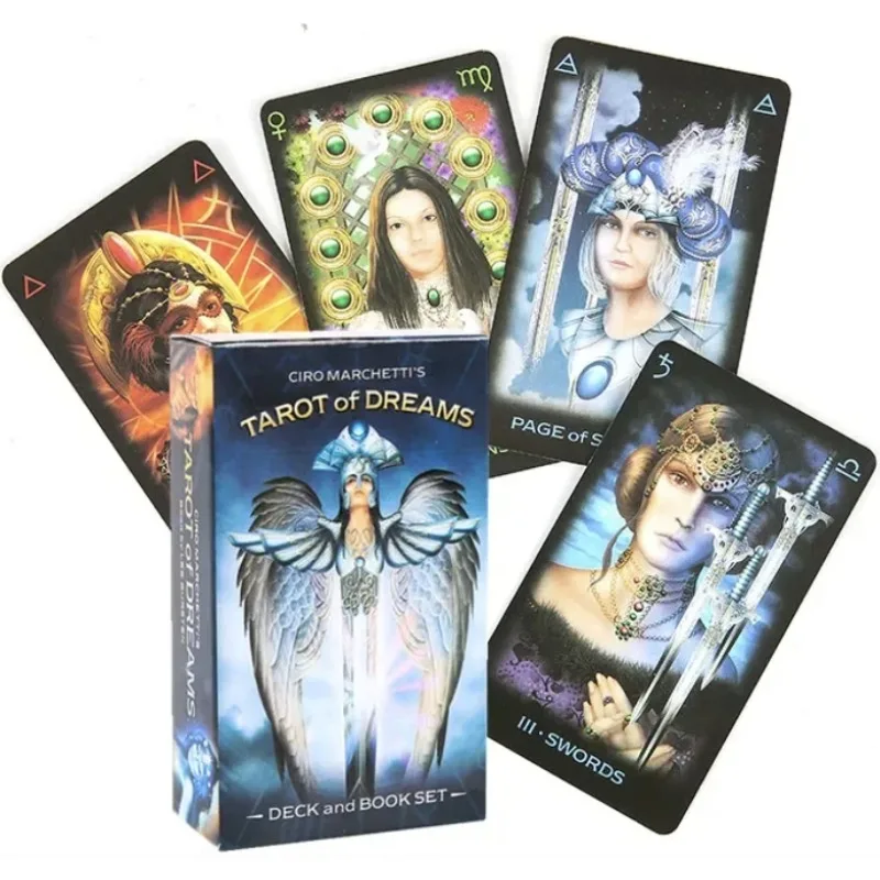 Tarot marzeń angielskie karty wróżenie Ciro Marchetti talia zestawy książek wróżbiarskich dla początkujących gra