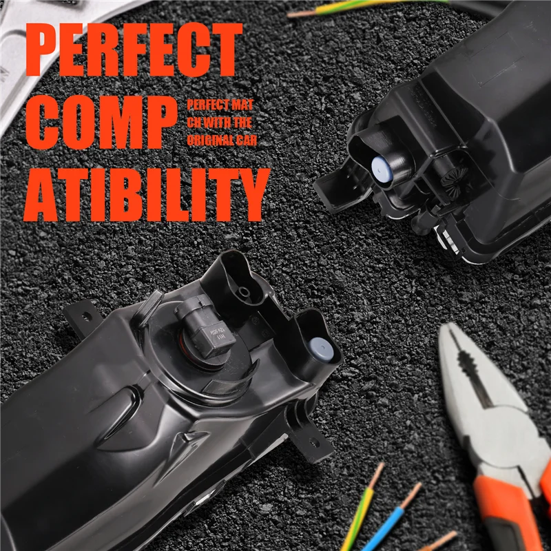 

Автомобильный левый и правый передний противотуманный фонарь, галогенный комплект, подходит для VW Transporter 2016-2019 7E0941661A/7E0941662A