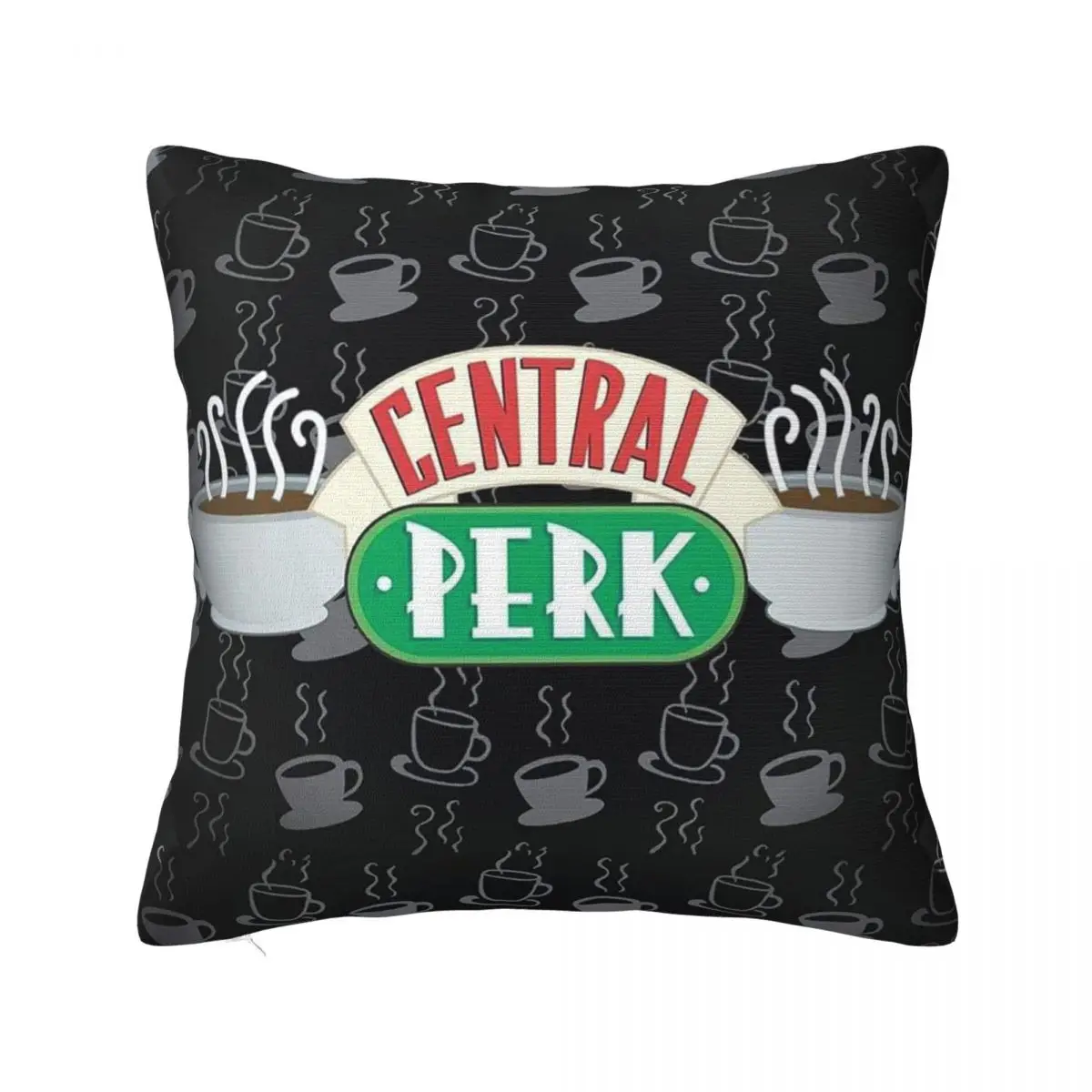 Central Perk Friends Cojines Throw Pillow Case Cushion Home Sofa Chair Print Decorative Coussin