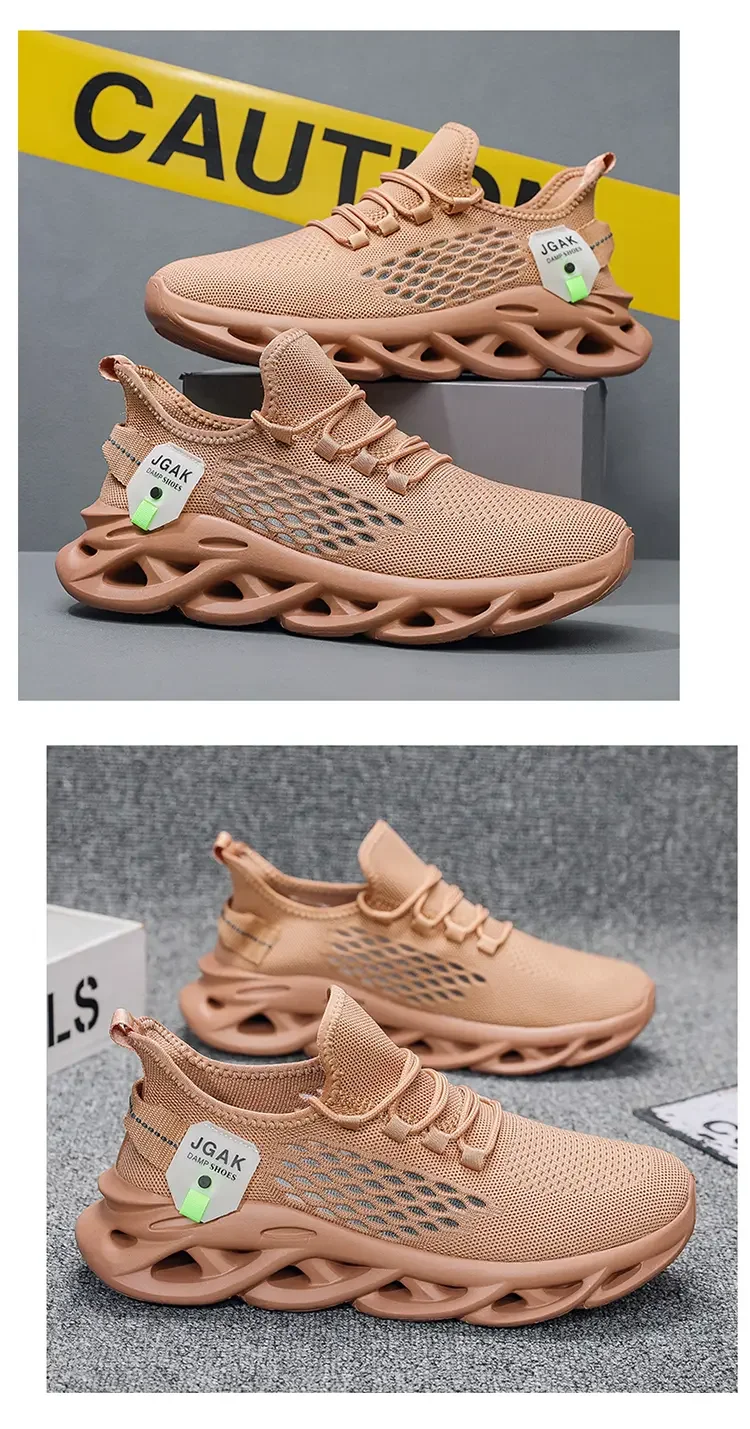 Sommer Herren Sport-Laufschuhe Schwarze Jogging-Sneaker Freizeitschuhe Outdoor Atmungsaktives Mesh Damen Leichte Stoßdämpfung Übergrößen – Detail 11