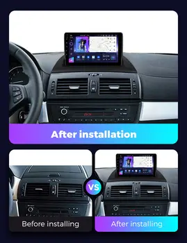 Navifly 9吋 2K QLED 8核心 8+256G 無線 CarPlay 安卓車用收音機音訊播放器,適用於BMW X3 E83 2004-2012,附 GPS 2din 車用收音機 6 最佳銷售 BMWX3 E83安卓 - №2