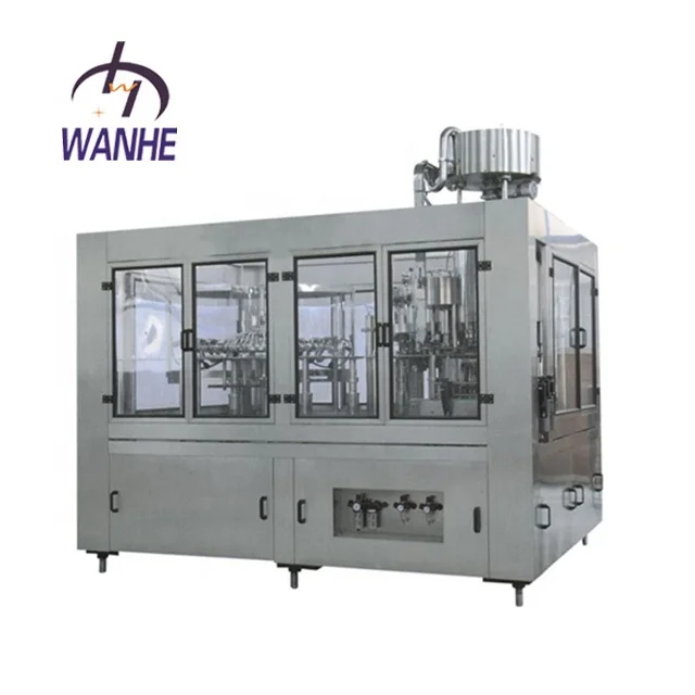 آلة تعبئة الزجاجات الأوتوماتيكية للمياه المعدنية والمشروبات للبلاستيك والزجاج لمصنع خط إنتاج المياه #1