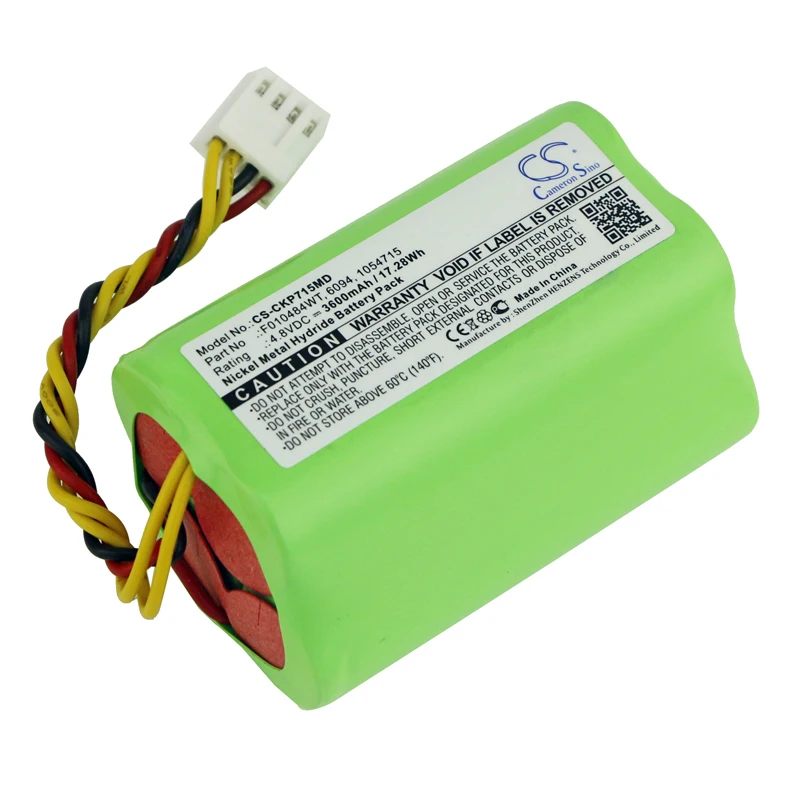Ni-MH Medical Battery for Covidien, 4.8V, 3600mAh , Compatible Models: Kangaroo ePump, Kangaroo ePump Enteral Feeding