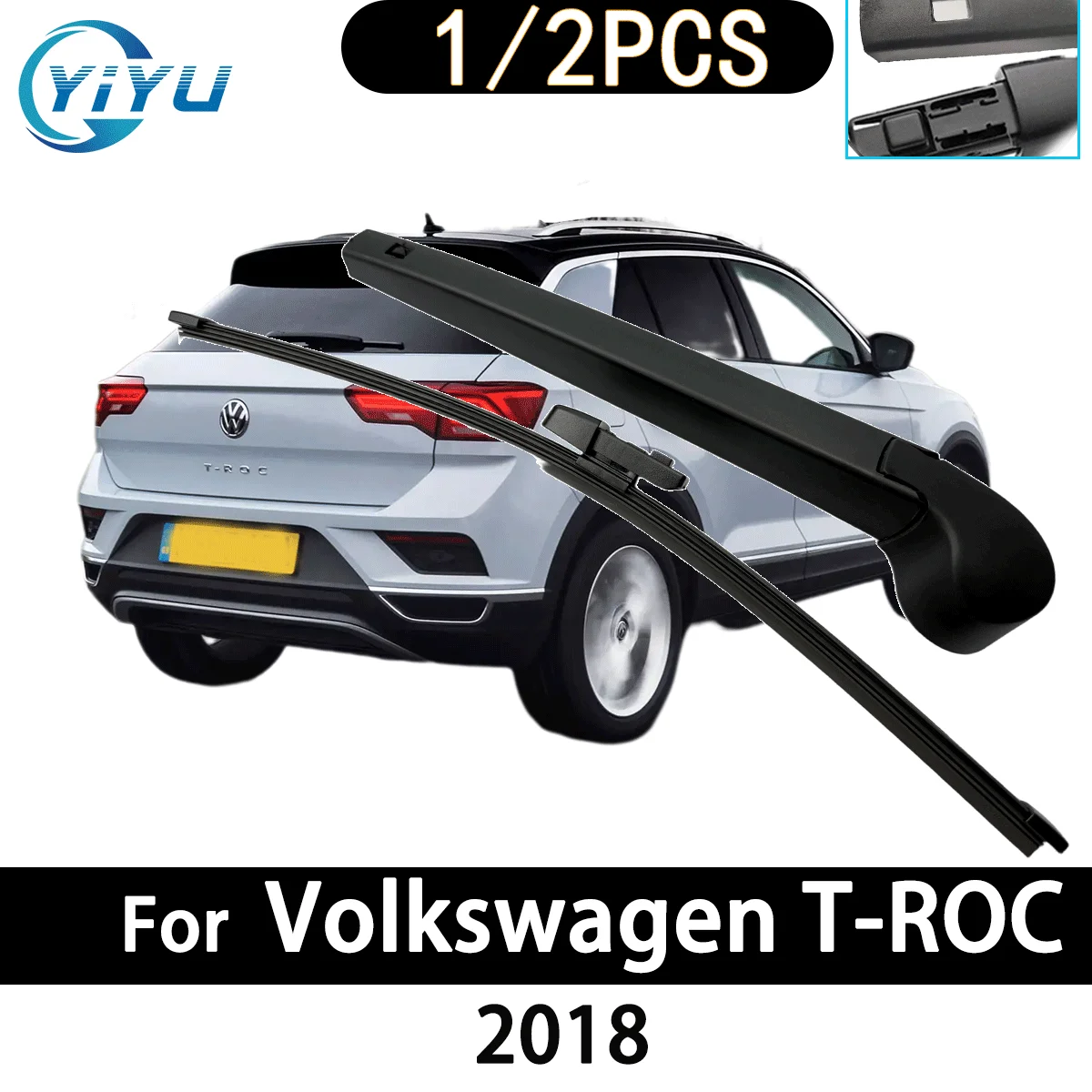 

Щетка стеклоочистителя заднего стекла автомобиля для Volkswagen T-ROC 2018, автомобильные аксессуары, аксессуары