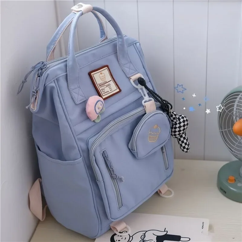 Preppy Casual Backpack Women Japanese Large Capacity School Bags Handbags Travelling Harajuku Students Ins Streetwear Chic New