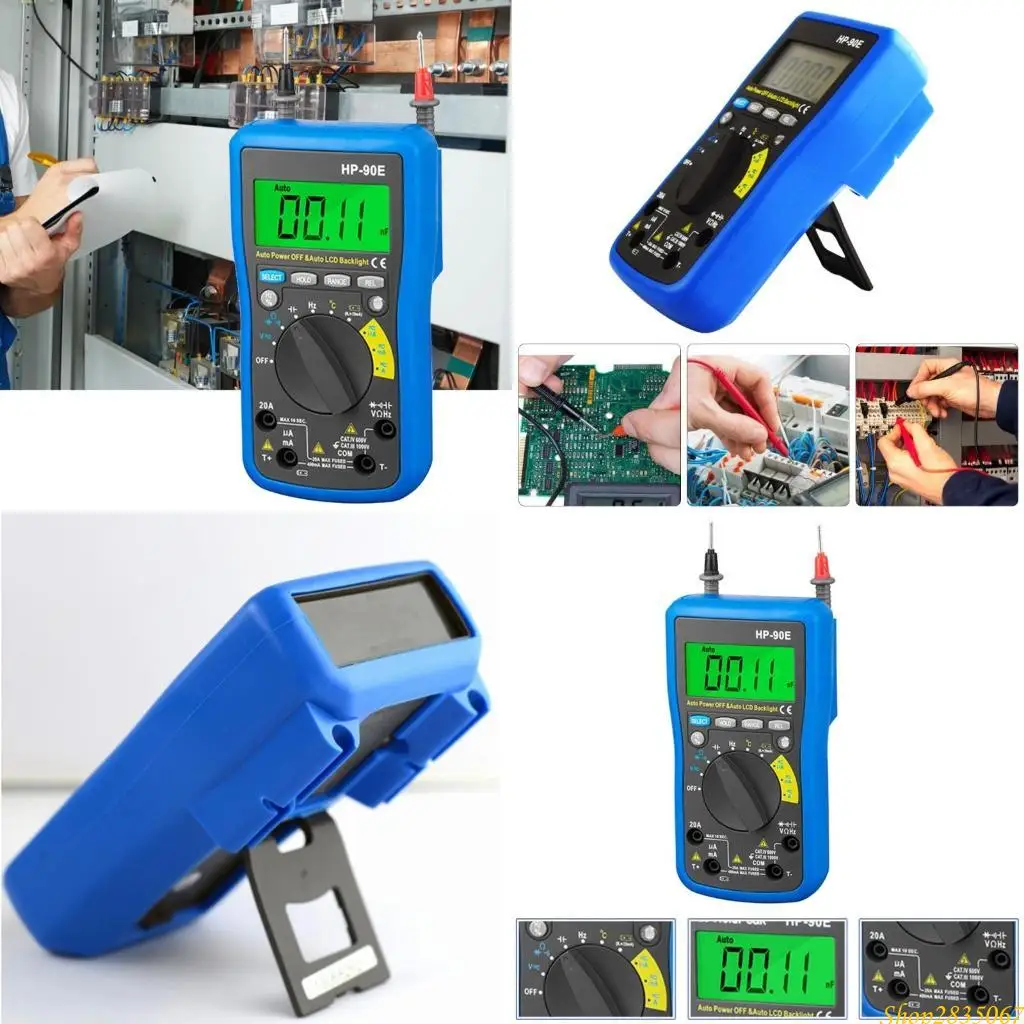 Digital Multimeter Featuring Auto Ranging & Data Hold Functions Electronic Measuring Instrument Tool for Easy Operate 831F