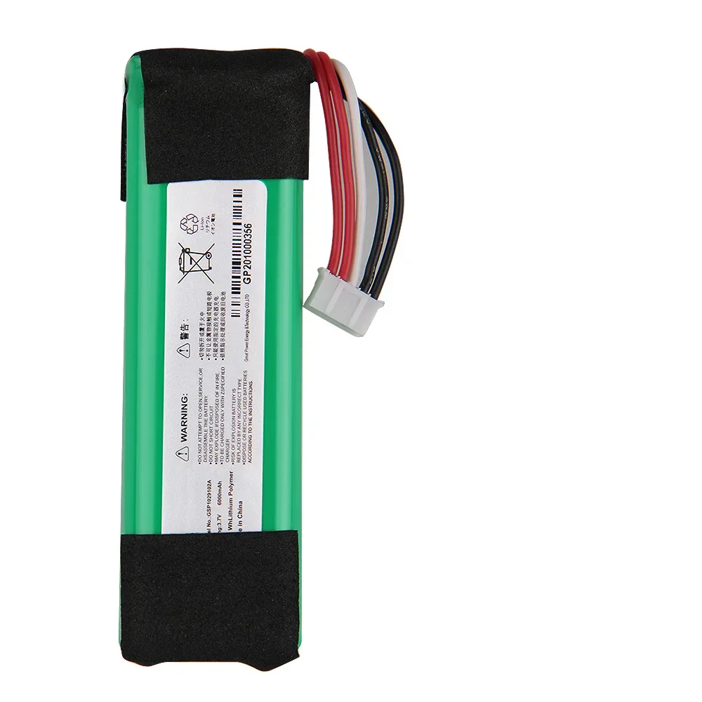 NEW Replacement Battery GSP1029102A For JBL Charge2 plus Charge2+ Charge 2 plus Bluetooth Speaker Batteries 6000mah