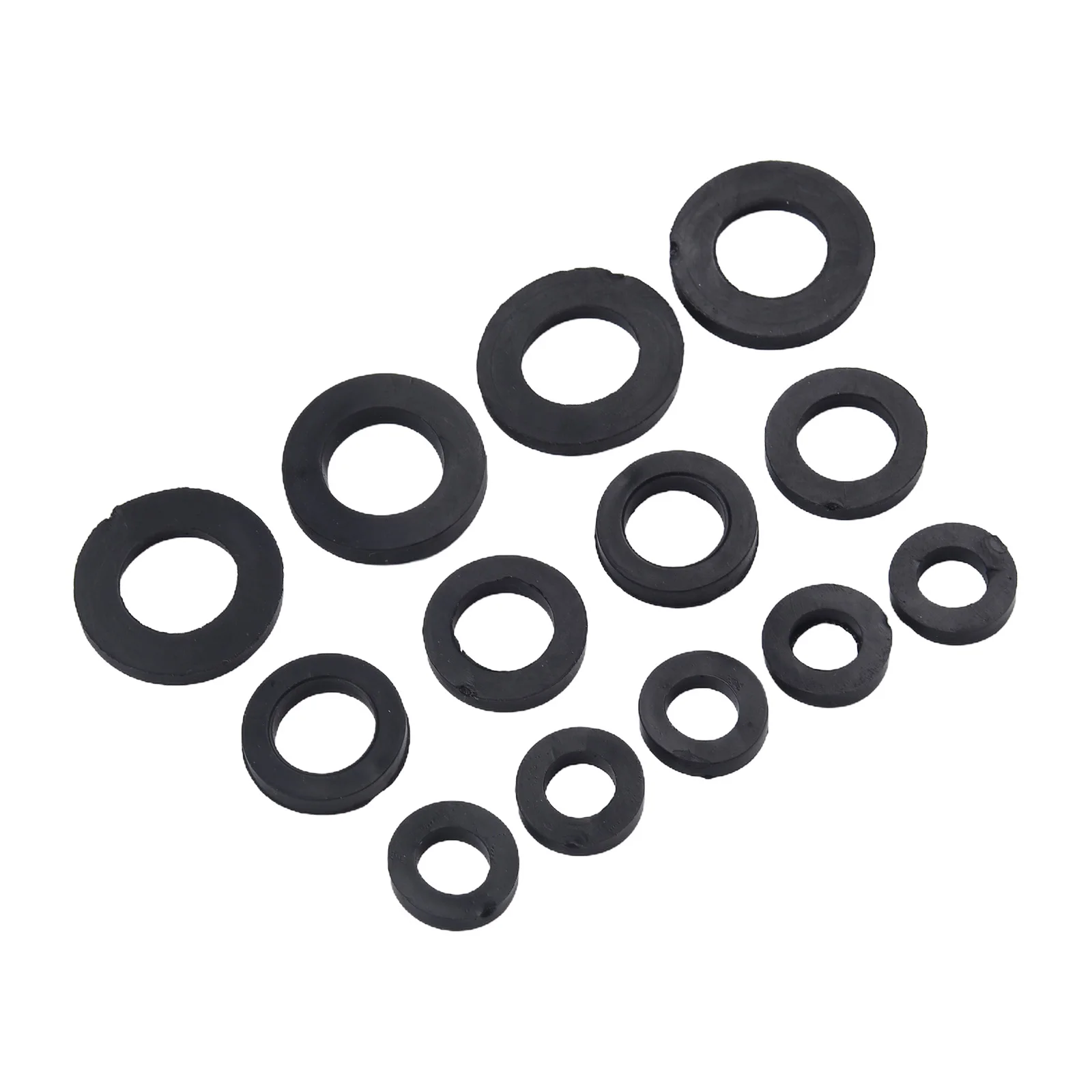 13PC Mixed Tap Washers Rubber Washers Faucet Sealing Ring Leak-proof Rubber Gasket Tap Seal Drip Sink Shower Hose O-Ring Gasket
