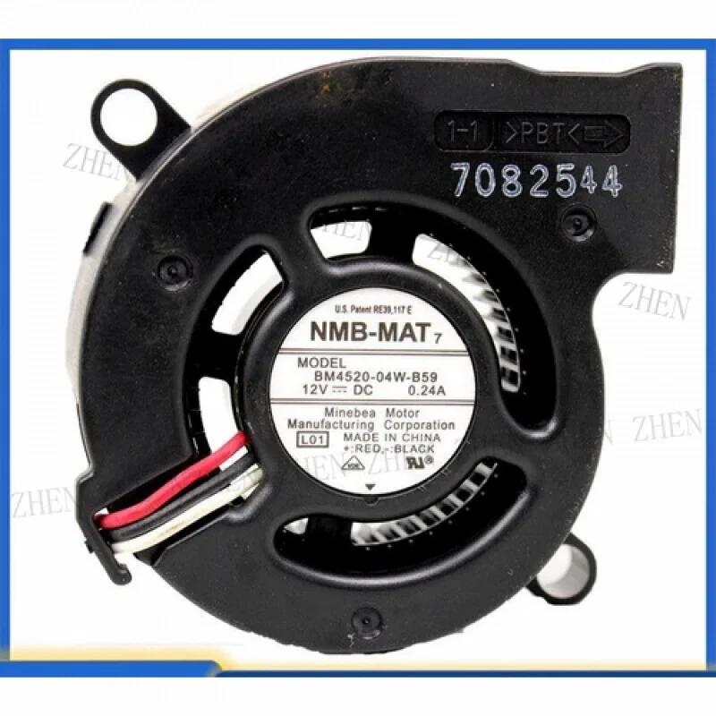 Y FOR  NMB-MAT BM4520-04W-B59 DC12V 0.24A 45x45x20mm 3-Wire Turbo Cooling Fan