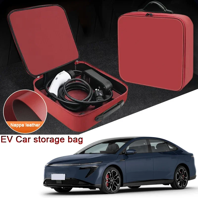 Caja de almacenamiento para cables de carga de vehículos eléctricos, bolsa de transporte para cables de cargador de vehículos eléctricos Nissan N6 N7 ARIYA Sakura Micra Leaf Frontier