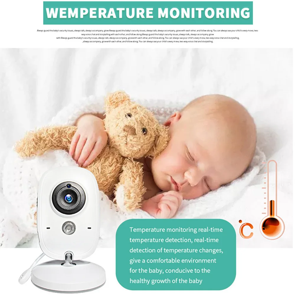 VB603 Monitor wireless Baby Care Monitor Telecamera Multilingue ad alta definizione