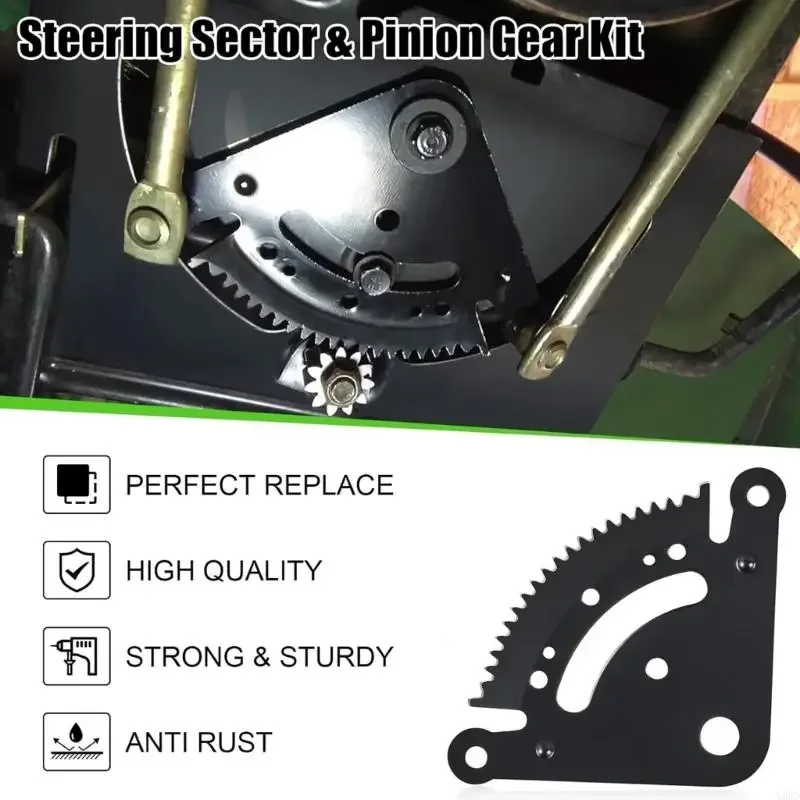 Steering Fan Pinion 25 Teeth Suitable For J-D Lawnmowers GX20052 GX2053 GX20054 Steering Mechanism Upgrade Kit
