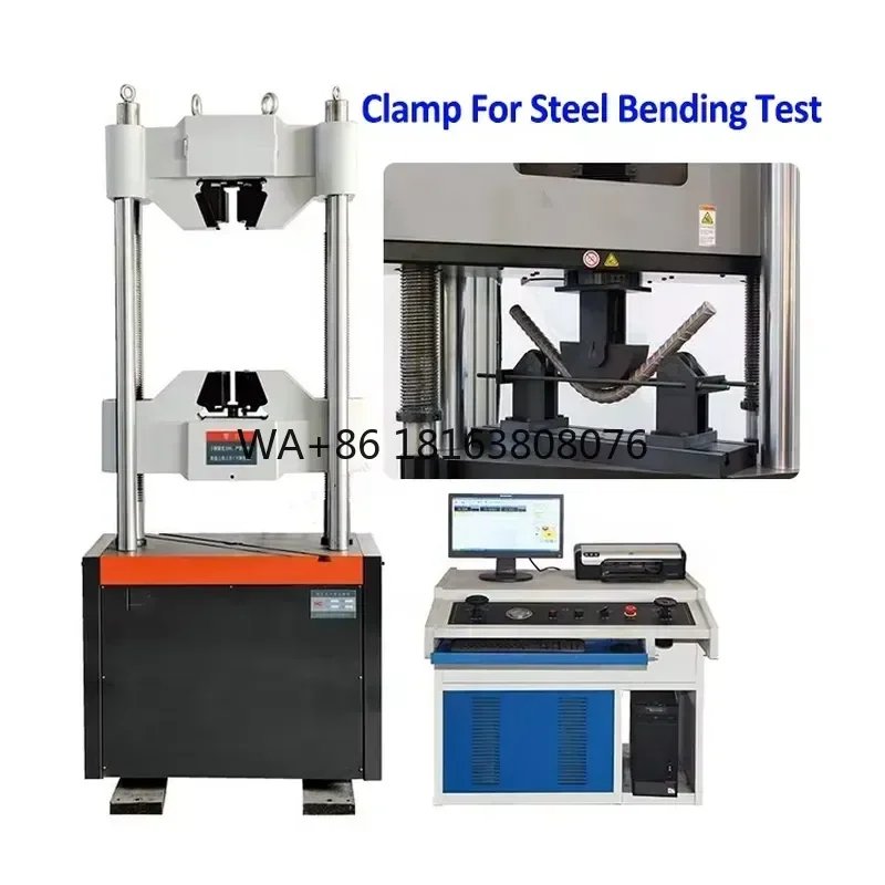 UTM 100KN 1000KN 2000KN 30 tons 60 tons general hydraulic tensile steel bar servo wire tensile testing machine equipment
