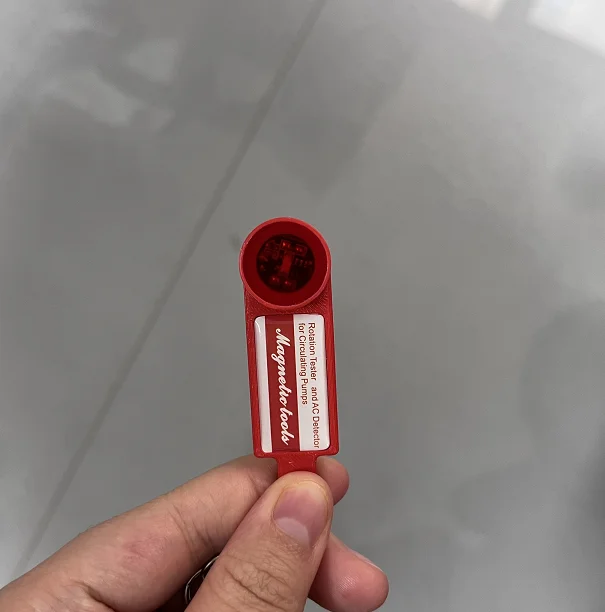 Circulation Pump Rotation Tester AC/DC Clear Indication Coil-Rapid Detector Refrigeration Solenoid Valve Coil Detection Tool