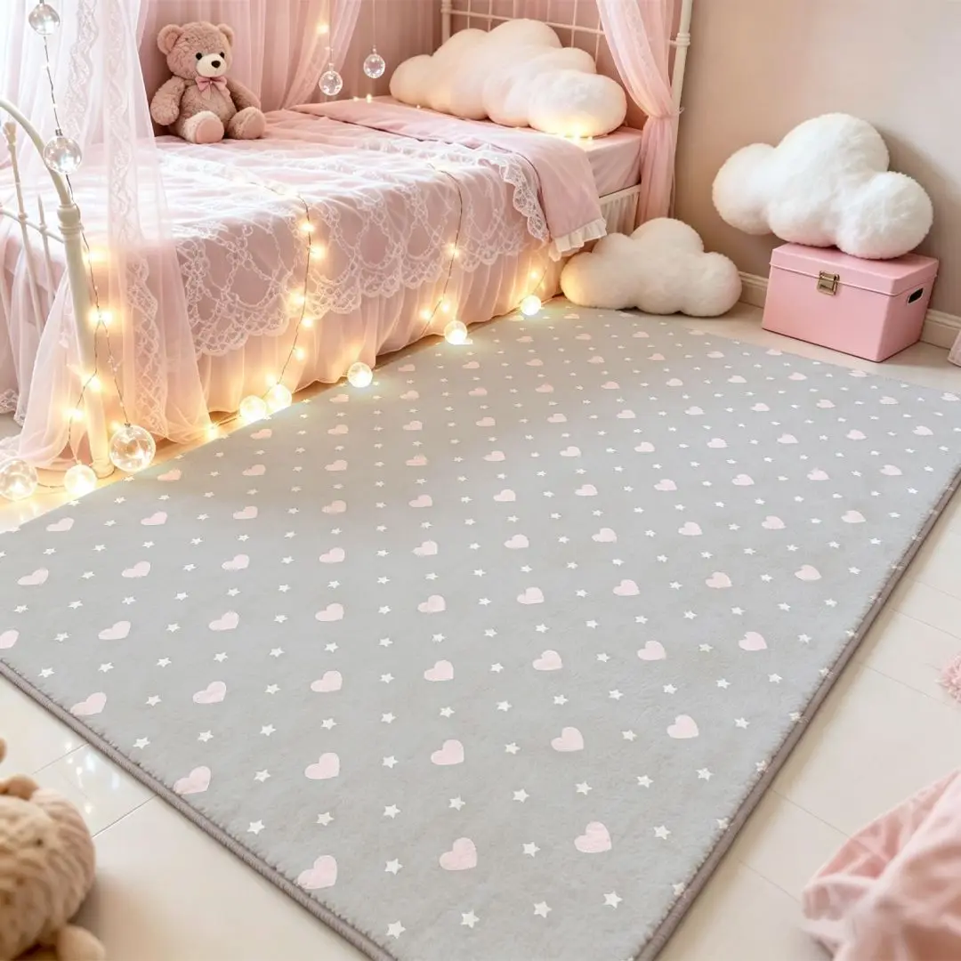 Modern Fresh Style Living Room Sofa Carpet Decoration Home Non-slip Machine Washable Bedroom Rug Soft Plush Study Bay Window Mat