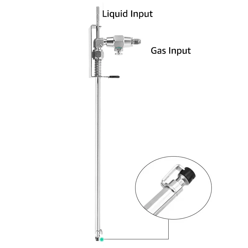 ELECQUEEN Beer Gun Bottle Filler with push-fit Quick Fitting,ALL 304 Stainless Steel Structure,Homebrew Simple Beer Bottling Kit